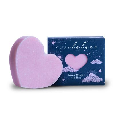 Savon Coeur parfumé à la Rose