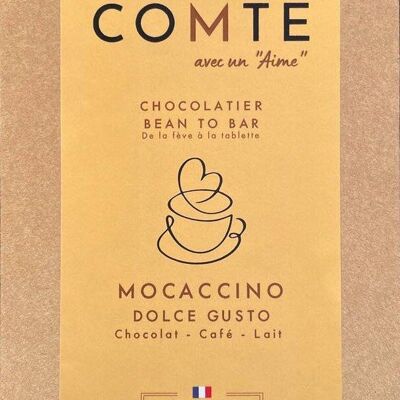 Mocaccino Dolce Gusto Schokolade 50 % ecuadorianischer Kakao, Kaffee und Vollmilch