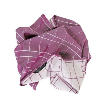 GRID purple tea towel - STRUCTURE capsule collection 1