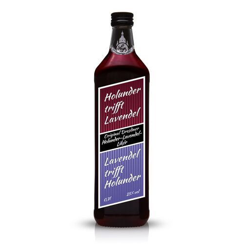 Original Dresdner Holunder-Lavendel Likör 700ml