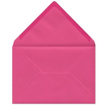Fille avec dossier de chorale - carte de Noël caritative avec enveloppe rose 3
