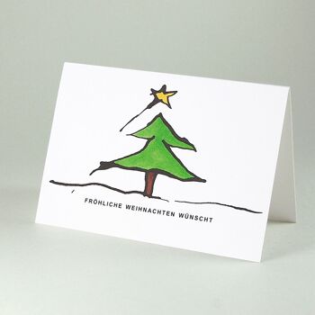 10 cartes de Noël avec enveloppes : Joyeux Noël 2