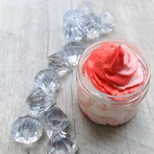 Candy Cane Soap Whip - Whipped Soap - Sweet themed soap