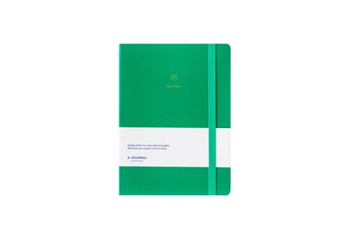 A-Journal Notebook - Emerald Green