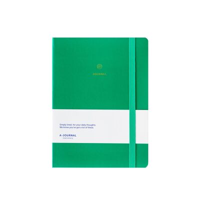 A-Journal-Notizbuch - Smaragdgrün