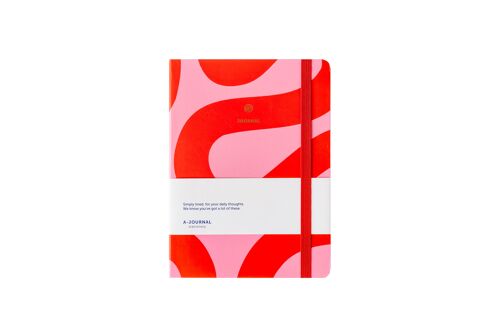A-Journal Notebook - Flow Pink