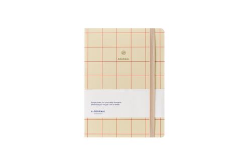 A-Journal Notebook - Checkered Red