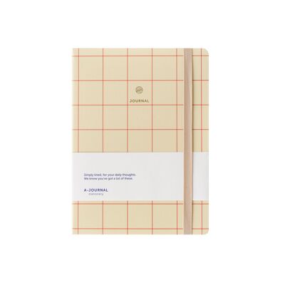 Cuaderno A-Journal - Rojo a cuadros