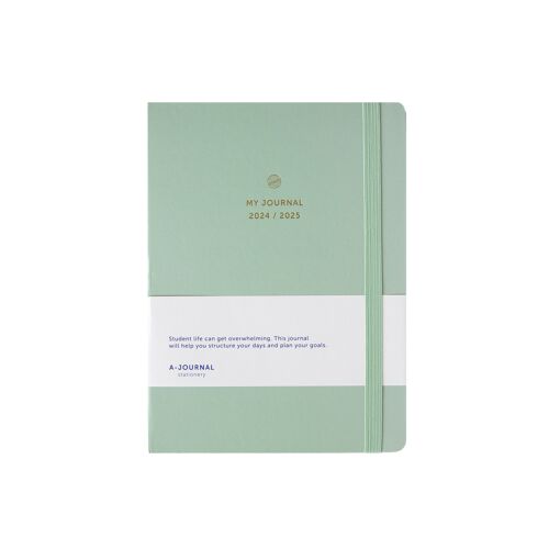 A-Journal School Diary 2024/2025 - Mint Green