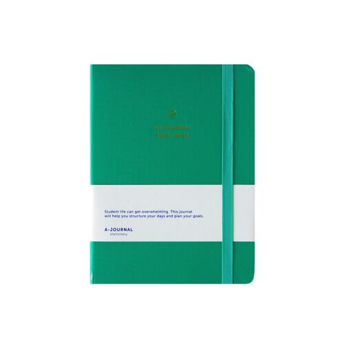 A-Journal School Diary 2024/2025 - Emerald Green