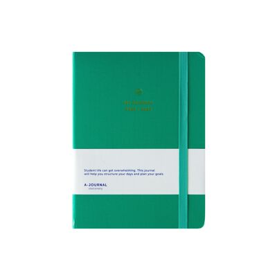Diario scolastico A-Journal 2024/2025 - Verde smeraldo