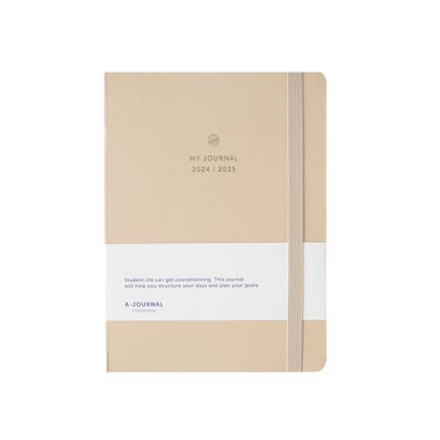 A-Journal School Diary 2024/2025 - Beige