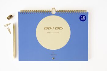 Agenda familial 18 mois A-Journal 2024/2025 - Cercle 3