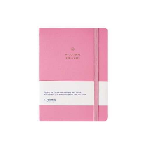 A-Journal School Diary 2024/2025 - Pink