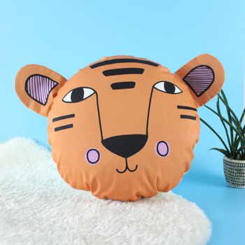 coussin tigre -40 cm rond 7