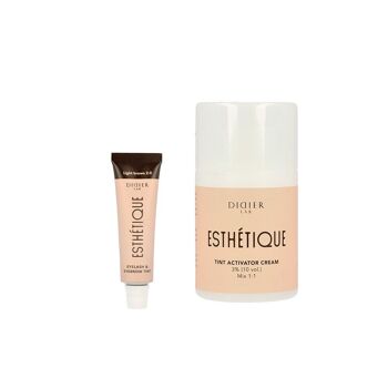 Coffret Didier Lab Esthétique Teinture Sourcils Et Cils, Châtain Clair + Activateur