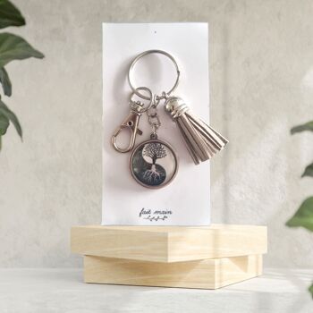 Porte-clés « Ying-yang » arbre de vie 2