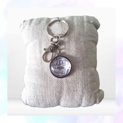 Llavero "Super AESH thank you" - Un tierno regalo hecho a mano