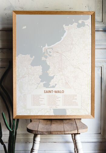 Affiche Saint-Malo - Checkmap 2