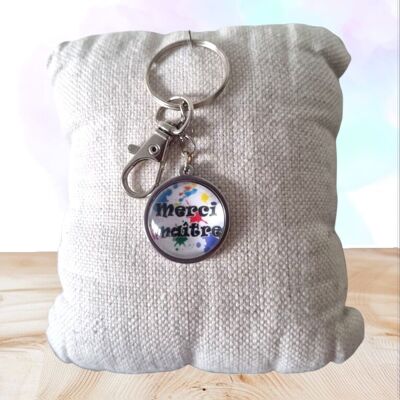 Porte-clés “Merci Maître” – Cadeau Sobre et Émotionnel