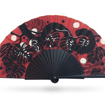 Asian Panther Hand-fan