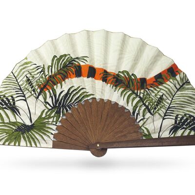Indian Tiger Hand-fan