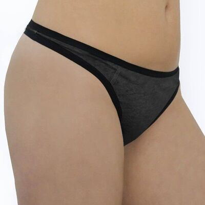 1121-05 | Tanga para mujer - antracita melange