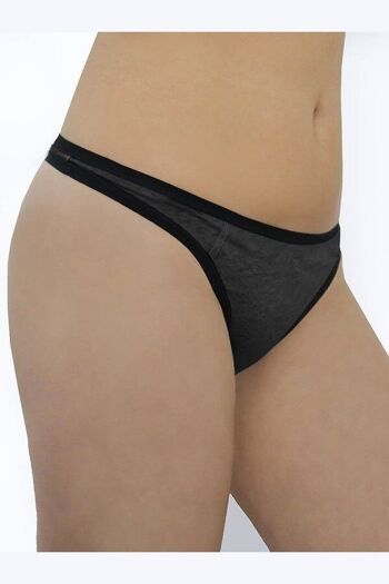 1121-05 | String femme - anthracite chiné 1