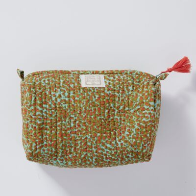 Beauty case indiano INDI Savane Blu Verde