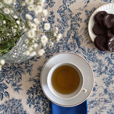 TOILE DE JOUY STAIN-PROOF TABLECLOTH