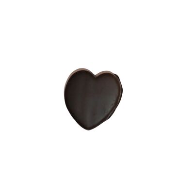 Día de la Madre, bocado de corazón de caramelo, chocolate amargo