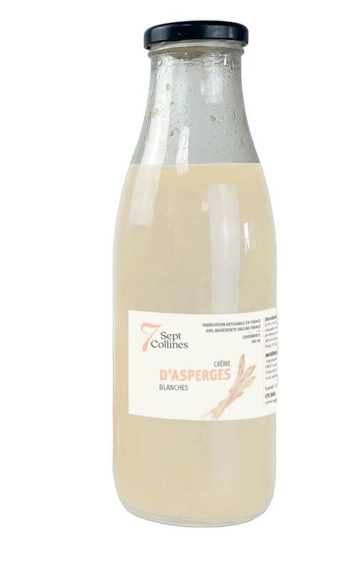 Crème d'Asperges Blanches 700 ml (se déguste froide ou chaude)