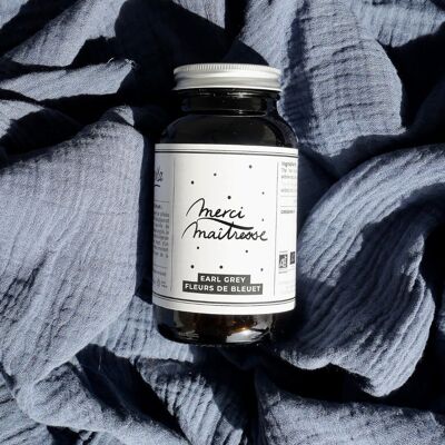 THANK YOU MISTRESS - Jar Organic Black Tea Earl Gray Cornflower Flowers
