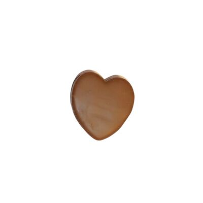 Mother's Day, milk chocolate caramel heart bite