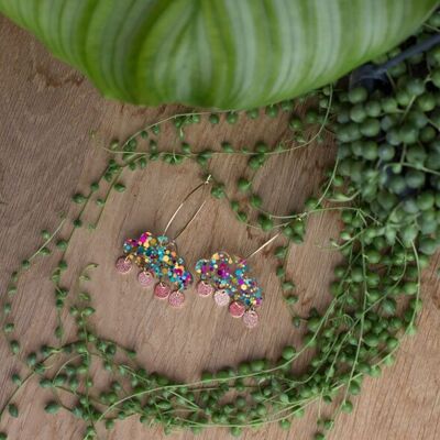 Hoop earrings - AO - Confetti - Multicolor