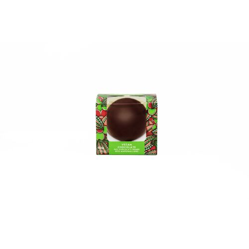 Dark Hot Chocolate Bombe with Vegan Marshmallows, Single
