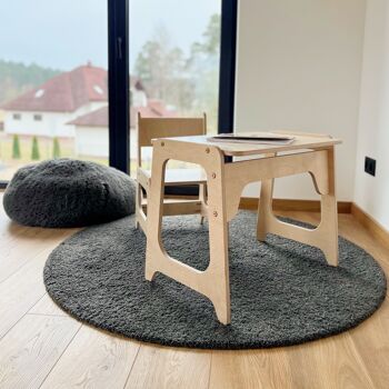 Ensemble table et chaises pour enfants/Table et chaise Montessori 2