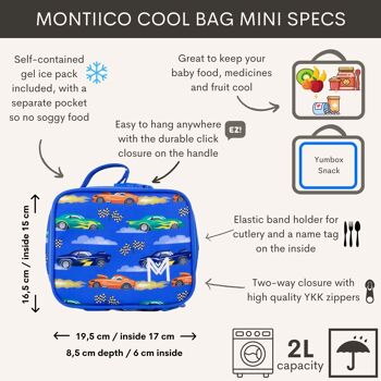 Montii co Sac à lunch isotherme Mini - Speed ​​Racer 4