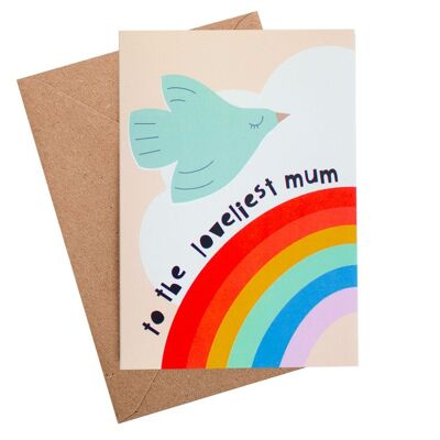 loveliest mum mother's day card -A6