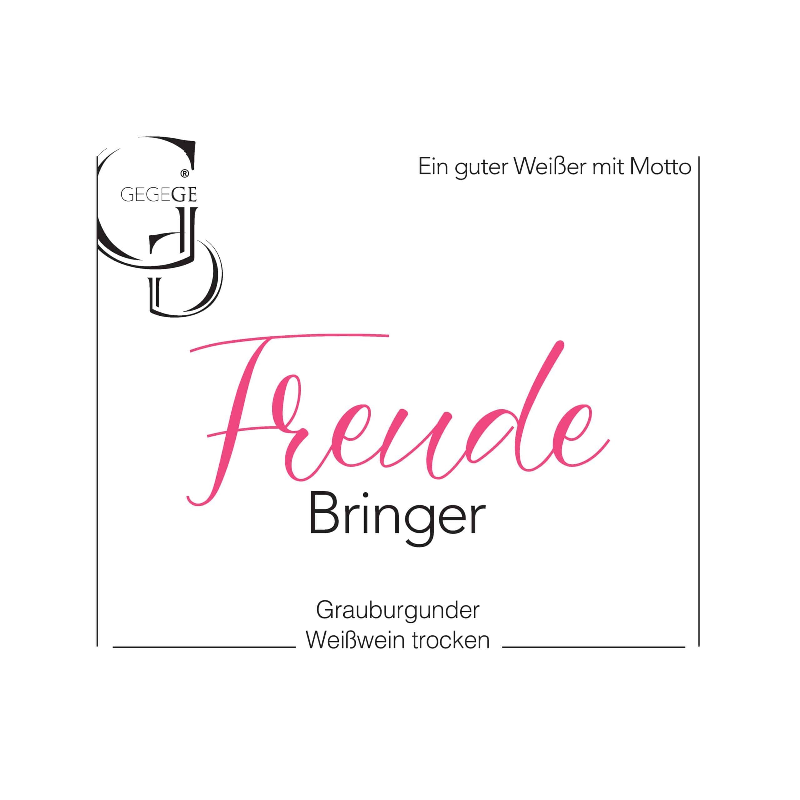 Joy Bringer – Pinot Gris – Vino Blanco 0,75 L