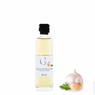 Kräuter Knoblauch Öl – mini 40ml