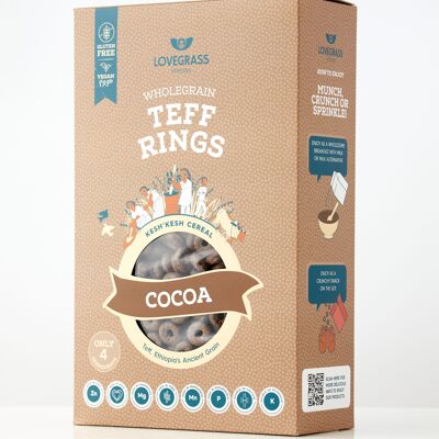 Wholegrain Teff Cocoa Rings 350g