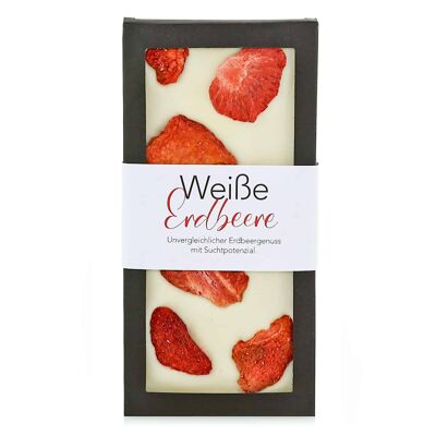 White Strawberry – Chocolate Bar 90g