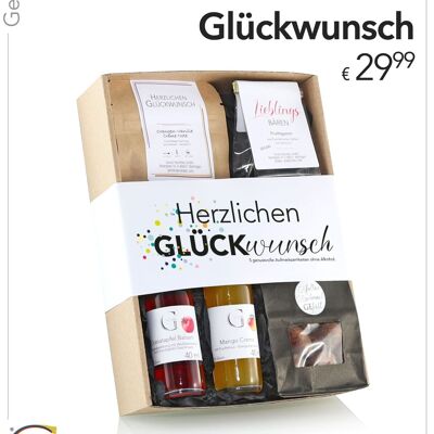 Herzlichen Glückwunsch – Geschenkset