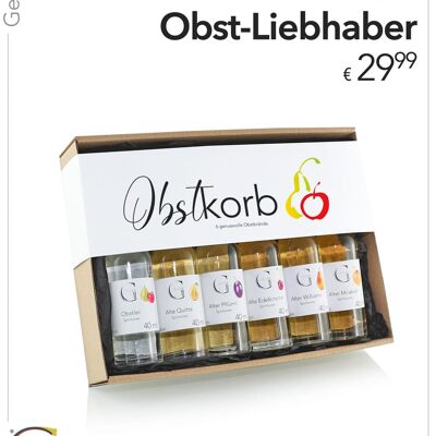 Obstkorb – Schnäpse-Geschenk