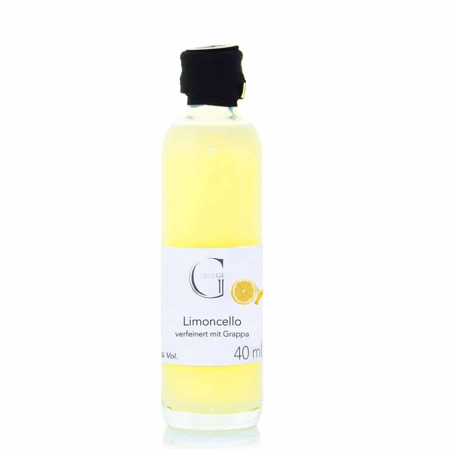 Liquore al limoncello affinato alla grappa – mini 40ml