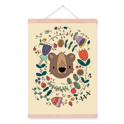 bear nursery print -A5