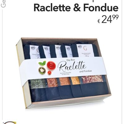 Dip Box Raclette und Fondue – Geschenkset
