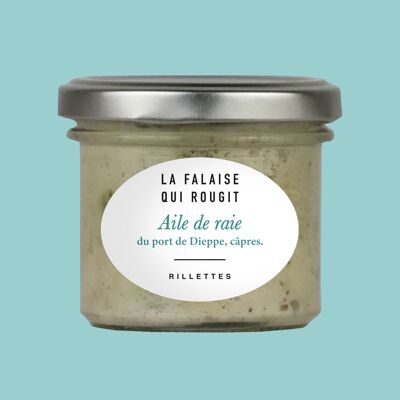 Skate wing rillettes from the port of Dieppe, capers