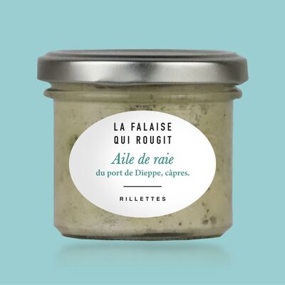 Skate wing rillettes from the port of Dieppe, capers